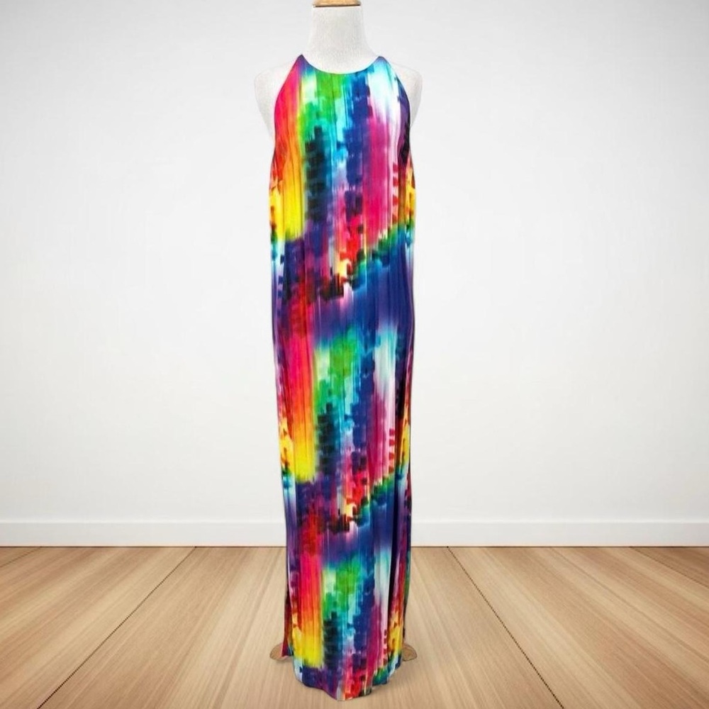 Size 6 l NWT l & Other Stories Rainbow Maxi Dress (Runs small)